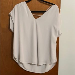 Grey top with open back